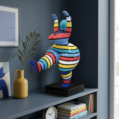 Abstracte Designer Kunst 50cm Beeld Standbeeld Kleurig Beschilderde Sculpturen Beelden Nieuw