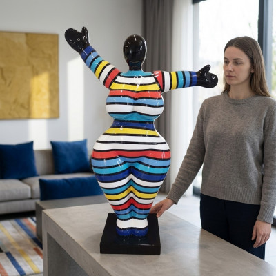 Abstracte Design Figuren 120 cm Beelden Tuin Woonkamer Kunst Sculptuur XXL Nieuw