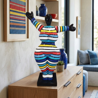 Abstracte Design Figuren 120 cm Beelden Tuin Woonkamer Kunst Sculptuur XXL Nieuw