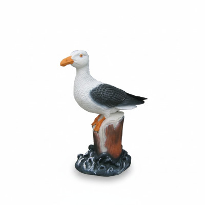 Deko figuur meeuw vogel tuinfiguren sculptuur beelden sculpturen 43cm nieuw