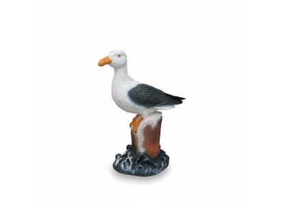 Deko figuur meeuw vogel tuinfiguren sculptuur beelden sculpturen 43cm nieuw