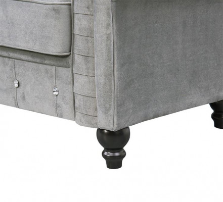 Chesterfield bank sofa bekleding stof leer banken bekledingsset 2 zits