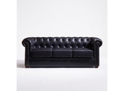 Chesterfield bank bank bekleding stof leer decor set bekleding banken