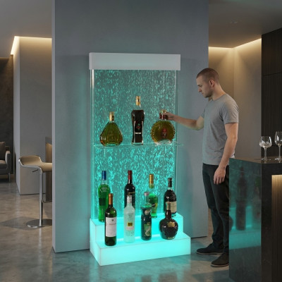 Ontwerper LED-barplanken Watermuur bar Balieplank-meubilair