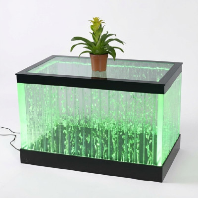Ontwerp Tafel Salontafel Water zuilen Pilaar Water Bank Tafels LED