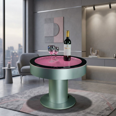 Ontwerp Tafel Salontafel Waterzuil Pilaar Water Bank LED Verlicht