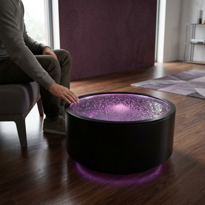 Water Design Tafel Salontafel Waterzuilen Bank Tafels LED Verlicht