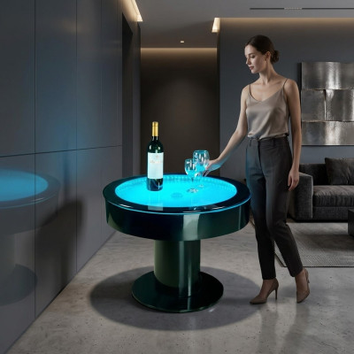 Ronde Tafel Bar Ronde Tafels LED Water Spel Verlicht LED Meubels