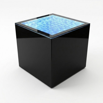 Vierkante LED-bijzettafel salontafel woonkamer meubelen waterzuil