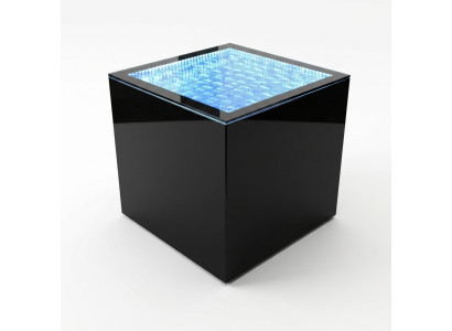 Vierkante LED-bijzettafel salontafel woonkamer meubelen waterzuil