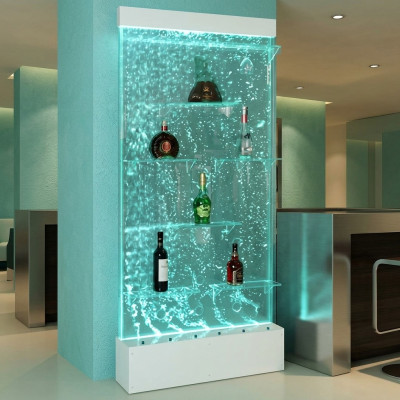 Regale Designer Verlicht Led Water Muur Bar Regaal Kolom Toonbank Waterzuilen