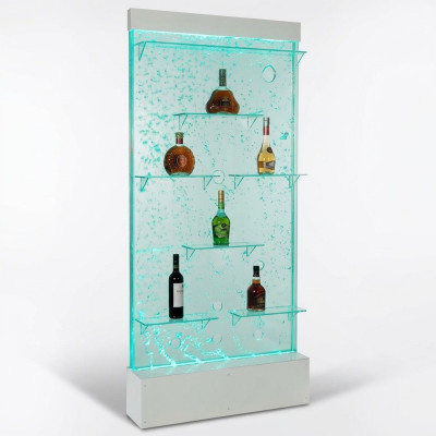 Regale Designer Verlicht Led Water Muur Bar Regaal Kolom Toonbank Waterzuilen