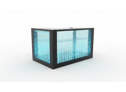 Tafel water muur bar toonbank meubels verlichte bartafel bar toonbank