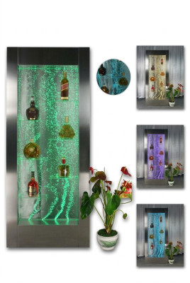 Regaal Ontwerper Verlicht Led Watermuur Barkast Kolom