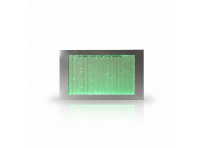 Wandpaneel met waterbellen LED waterval Designer waterelementafbeelding.
