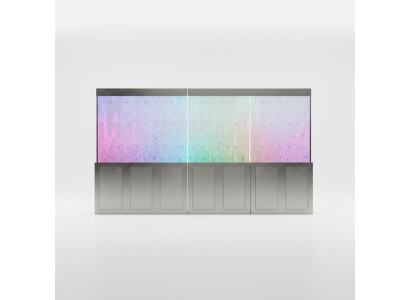 Moderne scheidingswand waterwanden LED-watermuur Verlichte muur