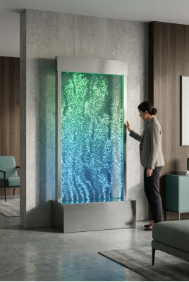 Wandpaneel LED Watermuur Waterwanden Waterbellen Decoratieve Moderne Muur