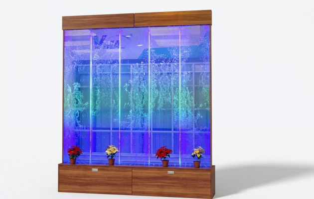 Muurpaneel Waterbellen LED Watermuur Design Watermuur