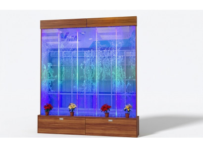 Muurpaneel Waterbellen LED Watermuur Design Watermuur