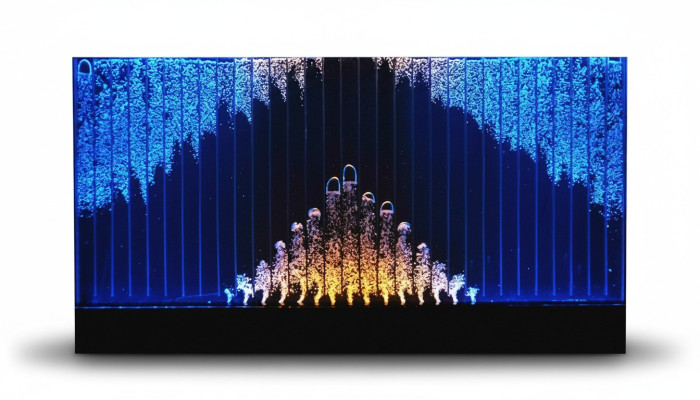 Moderne scheidingswand watermuren LED-watermuur decoratieve verlichte muur