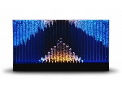 Moderne scheidingswand watermuren LED-watermuur decoratieve verlichte muur
