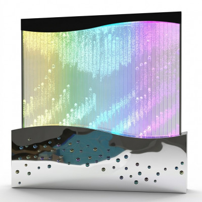 Wandpaneel bellenwater LED watermuur Ontwerper watermuur
