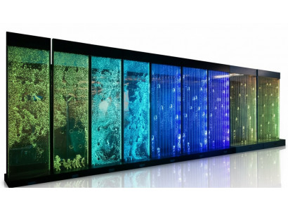 Muurpaneel met waterbellen LED-watermuur Decoratieve designer waterwand
