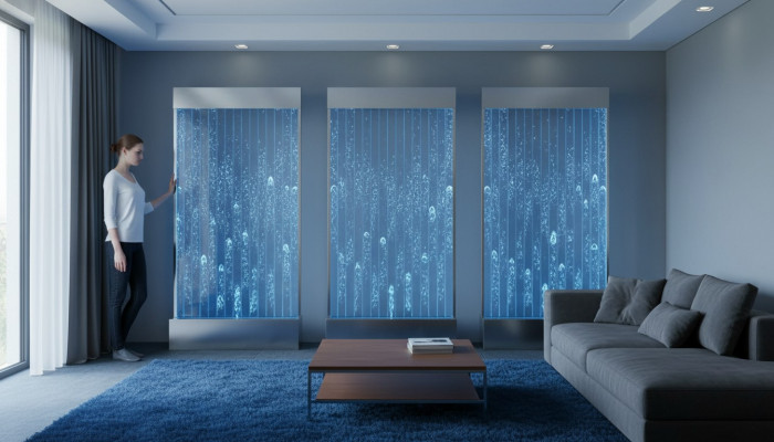 Wandpaneel Scheidingswand Water Wanden Muur LED Waterwand Ontwerp
