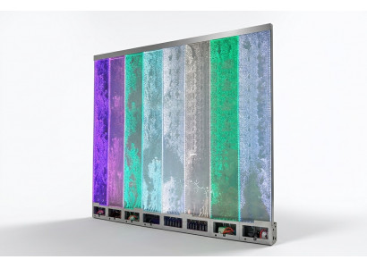 Wandpaneel LED waterwand waterwanden Modern Water Bellen Decoratieve wand