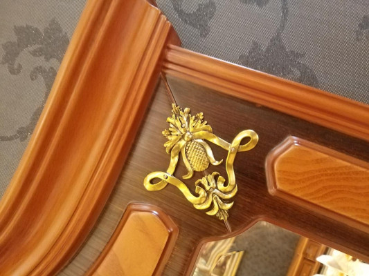 Luxe klasse barok rococo kaptafel met spiegel ladekast decoratie consoles
