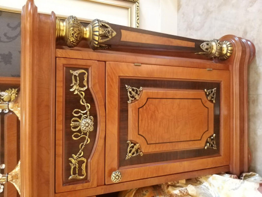 Luxe klasse barok rococo kaptafel met spiegel ladekast decoratie consoles