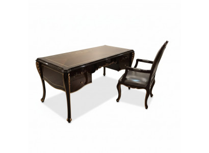 Inrichting thuiswerkplek kantoormeubelen tafel stoel 2-delige set bureau