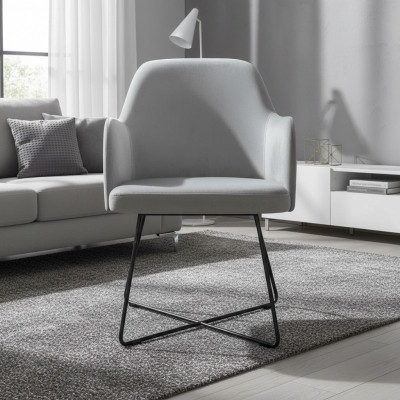 Ontwerpstoel Zitkussen Praktijk Eetkamerstoelen Textiel Stof Bekleding Wachtkamer Kantoor