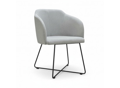 1x Eetkamerstoel Fauteuil Woonkamerstoel Relaxstoel Beklede stoel met