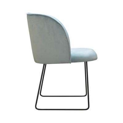 Stoel 4x fauteuil eetkamer gestoffeerde stoel lounge textiel zitset nieuw club