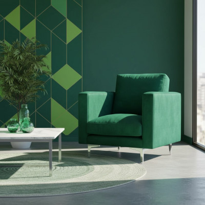 Set van 8 fauteuils loungestoel gestoffeerde stoel woonkamer restaurant