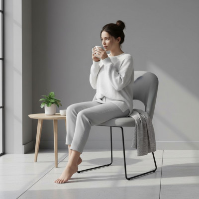 Zes fauteuils, loungestoelen, stoelen, gestoffeerde fauteuils voor woonkamer, restaurant en club.