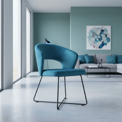Sofa 6x Loungestoel Gestoffeerde stoel Groep Woonkamer Restaurant