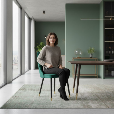 Stoel 8x eetkamer gestoffeerde stoel lounge zit fauteuil set nieuw club textiel