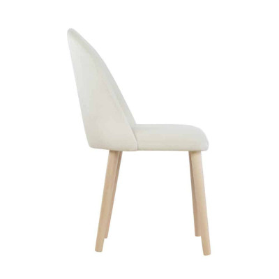 Moderne fauteuil stoel 1x eetkamer tv-lounge zitting gestoffeerde stoel nieuw textiel
