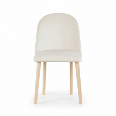 Moderne fauteuil stoel 1x eetkamer tv-lounge zitting gestoffeerde stoel nieuw textiel