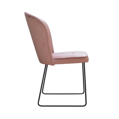 Design stoel zitting praktijk eetkamer stoelen textiel stof bekleding wachtkamer advocatenkantoor.