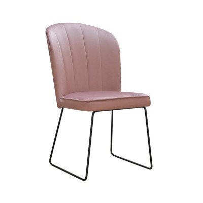 Design stoel zitting praktijk eetkamer stoelen textiel stof bekleding wachtkamer advocatenkantoor.