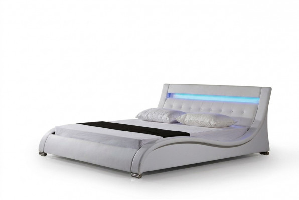Bedden bedden bekleding dubbel huwelijks hotel luxe leer decoratie moderne designer