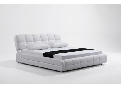 Modern bedden gewatteerde dubbele huwelijks luxe leren designer