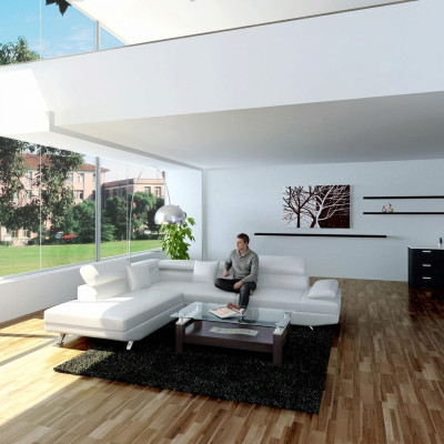 Woonlandschap hoekbank L-vorm bank hoekbank bank sofa set