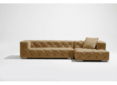 Chesterfield leren moderne bank woonlandschap lederen bank hoekbank sofa
