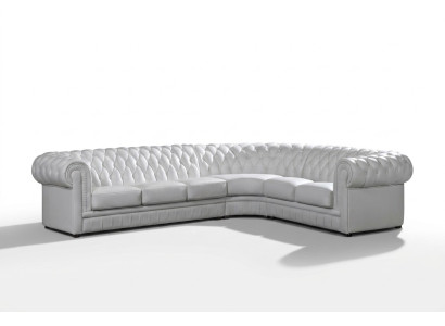 Leren bank hoekbank bank Chesterfield beklede hoekbank bank bankstellen
