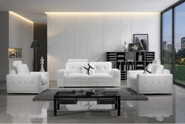 Leren bank Banken Bankstel Bank Zitbanken Set Banken Bekleding Bank 3-delige fauteuil  Leren bank Banken Bankstel Bank Zitbanken Set Banken Bekleding Bank 3-delige fauteuil