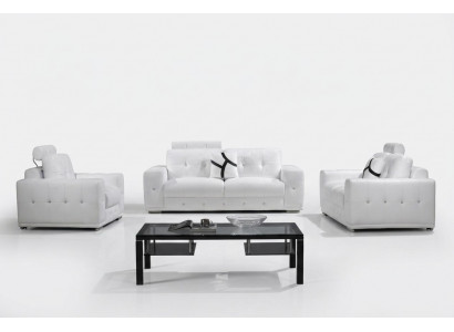 Leren bank Banken Bankstel Bank Zitbanken Set Banken Bekleding Bank 3-delige fauteuil  Leren bank Banken Bankstel Bank Zitbanken Set Banken Bekleding Bank 3-delige fauteuil